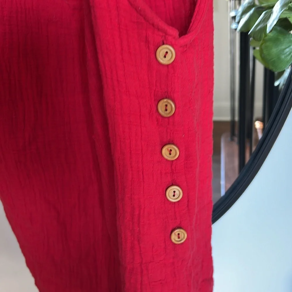 Red romper - Picture 3 of 4